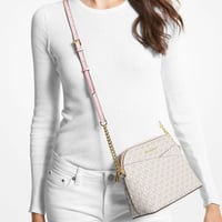 شنطة كتف جت سيت مايكل كورس بيضاء