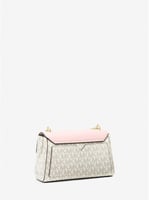 شنطة مايكل كورس ابيض وردي