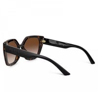 نظارة شمس مربعة برادا بني