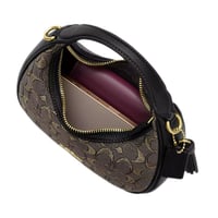 شنطة كوتش كارمن صغيرة زيتوني