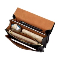 شنطة كوتش كروس بودي شفافة عنابي