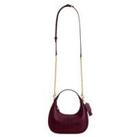 شنطة كوتش كارمن صغيرة عنابي