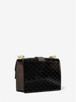 شنطه مايكل كورس اسود لامع