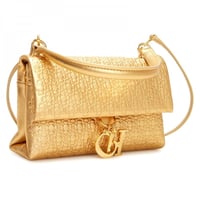 شنطة كارولينا هيريرا ميني كاميلوت صفراء