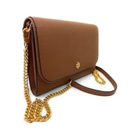 حقيبة توري بورش كروس جلدية بني