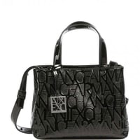 شنطه ارماني لون اسود لامع