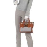 شنطة أرماني من القطن بني