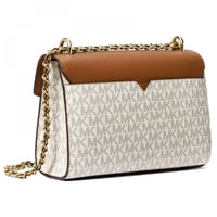 شنطة مايكل كورس بشعار روز بيضاء