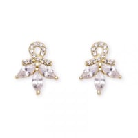 أليسيا بون - حلق انسر كلد فلور قولد AB-047