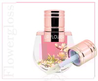 غلوس شفاه من زهرة الفاوانيا