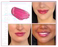 غلوس زهرة الأوركيد مع مسحوق اللؤلؤ