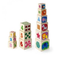 المكعبات الملونة المتداخلة