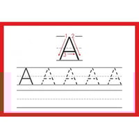 بطاقات تعليم كتابة الحروف الانجليزية