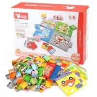 لعبة التركيب - الحيوانات والمواصلات