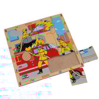 لوح تركيب خشبي - مهنة الاطفائي