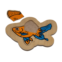 لوح تركيب خشبي - السمكة