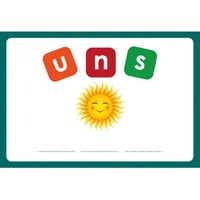 بطاقات الحروف الانجليزية المبعثرة 1