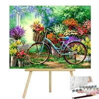 رسم اللوحة بالأرقام - متجر الزهور