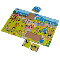 لوح تركيب خشبي - العودة للمدرسة