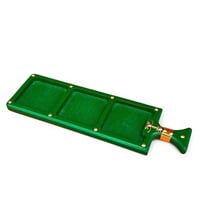 صحن خشب شكل جنبية مقسم