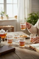 6 فناجيل شاي عسيري