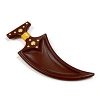 صحن خشب شكل جنبية