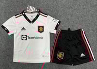 طقم مانشستر يونايتد الابيض اطفال 2023-2022