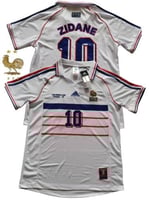 تيشيرت منتخب فرنسا كلاسيك 1998 ب اسم ورقم زيدان