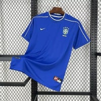 تيشيرت منتخب البرازيل الاحتياط كلاسيك 1998 ب اسم و...