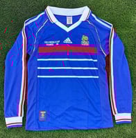 تيشيرت منتخب فرنسا كلاسيك كم طويل 1998