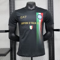 تيشيرت نابولي الاسود بطل الدوري اصدار خاص