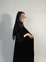 بليزر مخمل أسود