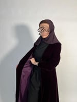 بليزر مخمل بنفسجي