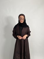 دبل فيس مشجر (بني غامق - أسود)