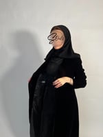 بليزر مخمل أسود