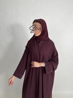 عبايه عنابي