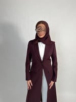 بليزر رسمي عنابي