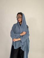 دبل فيس ( سماوي - أسود )