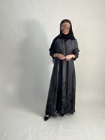 دبل فيس مشجر (رمادي-أسود)