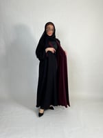 دبل فيس ( عنابي - أسود )