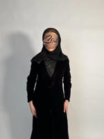 بليزر مخمل أسود