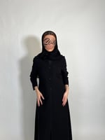 بليزر بأزرار أماميه أسود