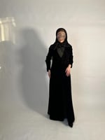 بليزر مخمل أسود