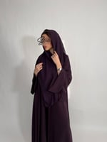 عبايه بنفسجي غامق