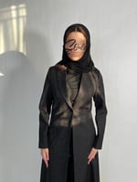 بليزر بنقوش أسود