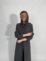 بليزر رسمي رمادي غامق