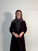 بليزر مخمل بنفسجي