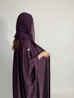 حرير بشت ليلكي