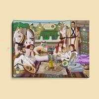 لوحة رسم | جلسة طرب في عسير