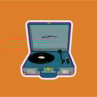 ستيكر قرامافون شنطة أنيق